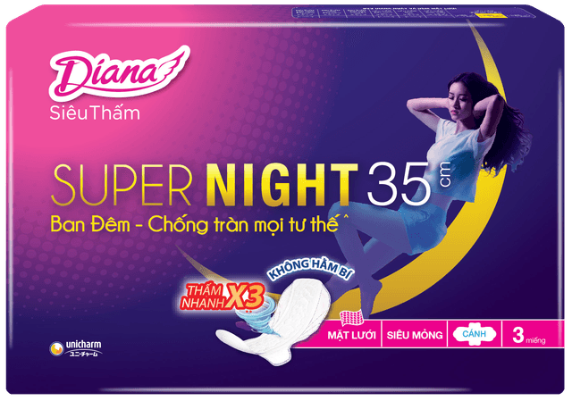 Băng Vệ Sinh Diana đêm 35cm