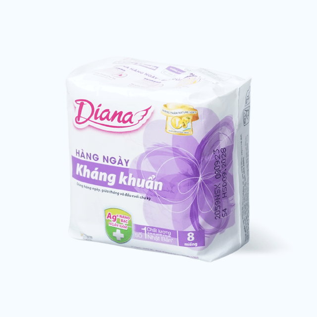 Băng Vệ Sinh Diana HẰNG NGÀY 8M trắng
