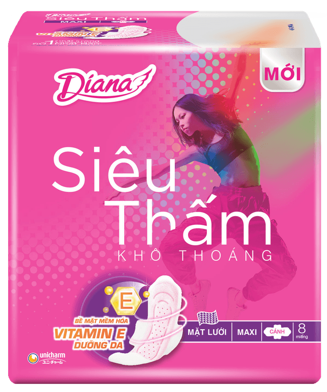 Băng Vệ Sinh Băng Vệ Sinh Diana dày Cánh hồng
