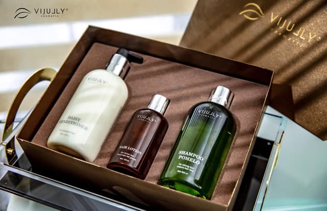 Combo gôi-xả-xịt Vijully chính hãng Mẫu Mới 