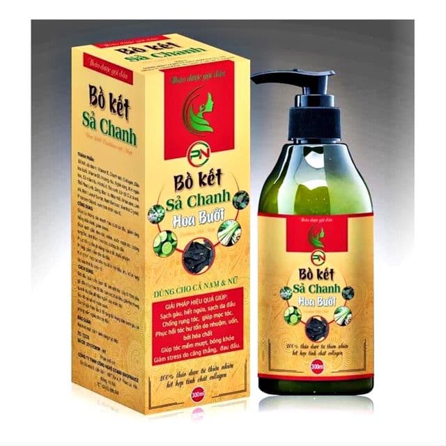 Dầu gội Bồ Kết Hoa Bưởi 300ml Hàng Chuẩn