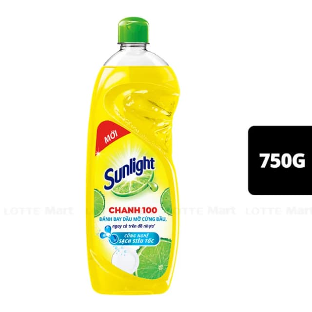 Nước Rửa Chén Sunlight 730g Chanh LẺ