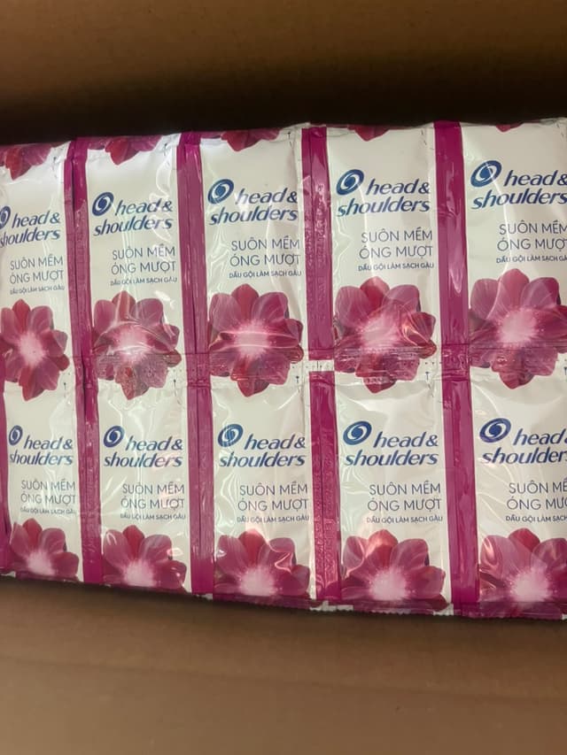 Dây Dầu Gội Head Màu Hồng 