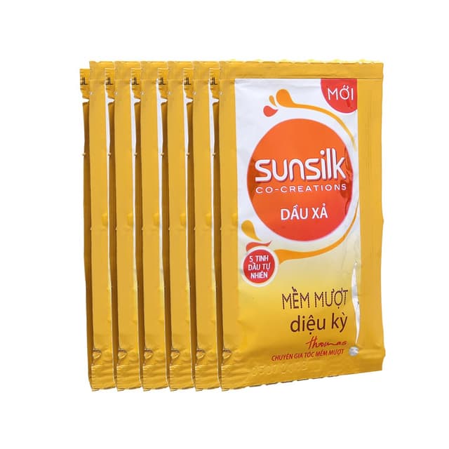  Dây Dầu Xả SunSilk Vàng.( Thùng 84 dây )