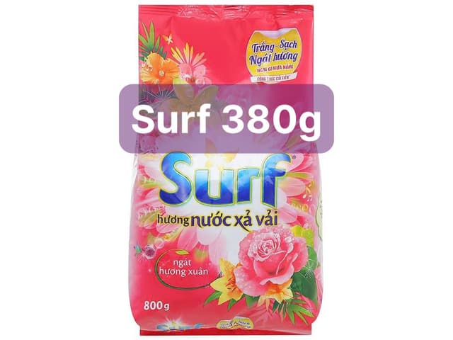 Bột giặt Surf 380g lẻ