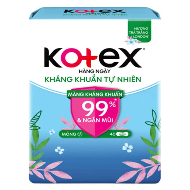 Kotex HẰNG NGÀY 40 Miếng Gói Lớn 