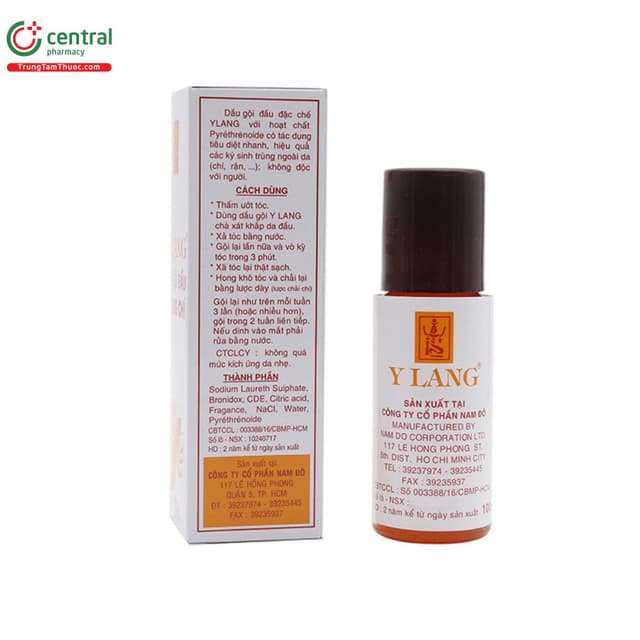 Gội chí Ylang 