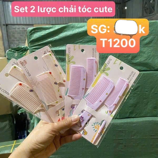 Lố 12 Bịch 2 cây lược 