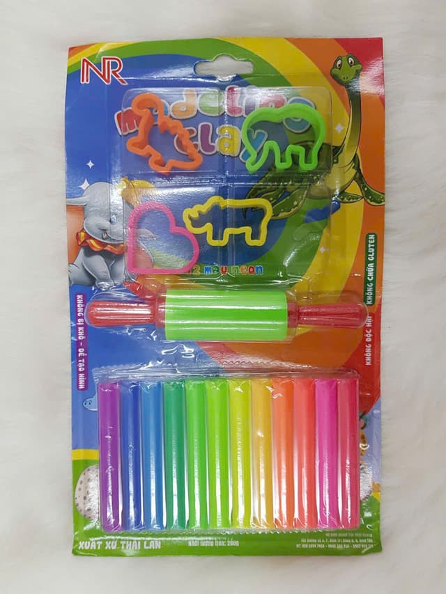 ĐẤT NẶN 12 MÀU Lớn 