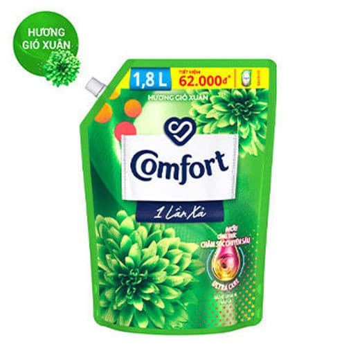 Nước Xả Comfort Túi 1,8l XANH LÁ CÂY