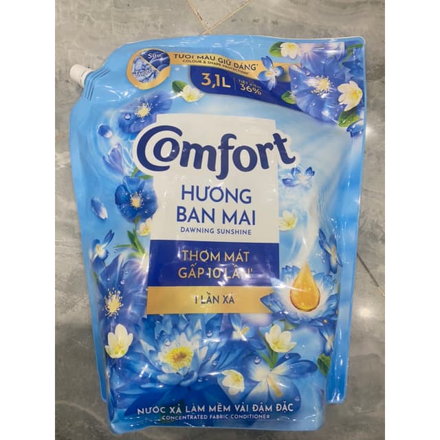 Nước Xả Comfort túi 3,1l xanh đậm 