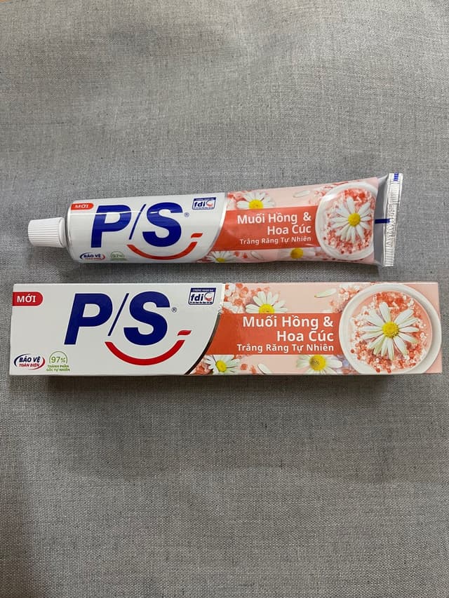 Kem đánh răng PS 180g muối hồng