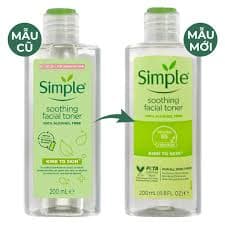 Nước hoa hồng Simple 200ml ( Toner )