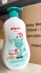 Tắm gội Pigeon 700ml chai xanh 