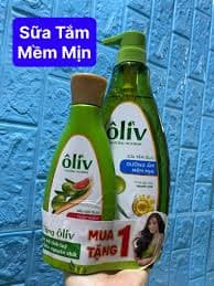 Sữa tắm oliv 650ml mềm mịn Kèm 