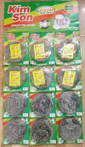 Vỉ chà son Inox Viền Xanh Lá Kim Sơn Trung