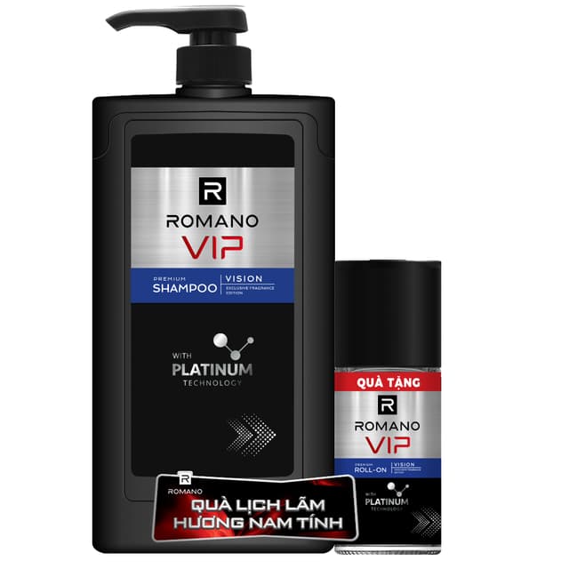 Dầu Gội Romano Vip 650g tặng 