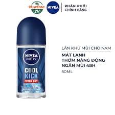 Lăn khử mùi Nivea Men 50ml Mát lạnh Cty
