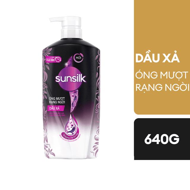 Dầu xả Sunsilk 640g đen