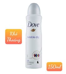 Xịt khử mùi Dove Hương Khô Thoáng 150ml 