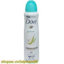 Xịt khử mùi Dove Hương Lê 150ml 