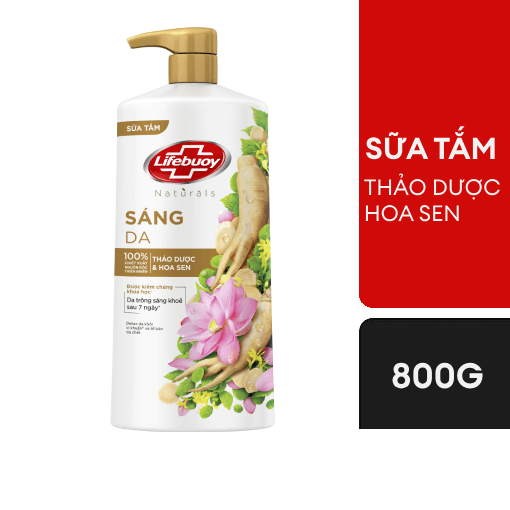 Sữa Tắm Lifebouy 800g Hoa Sen. ( Thùng 145,000) 