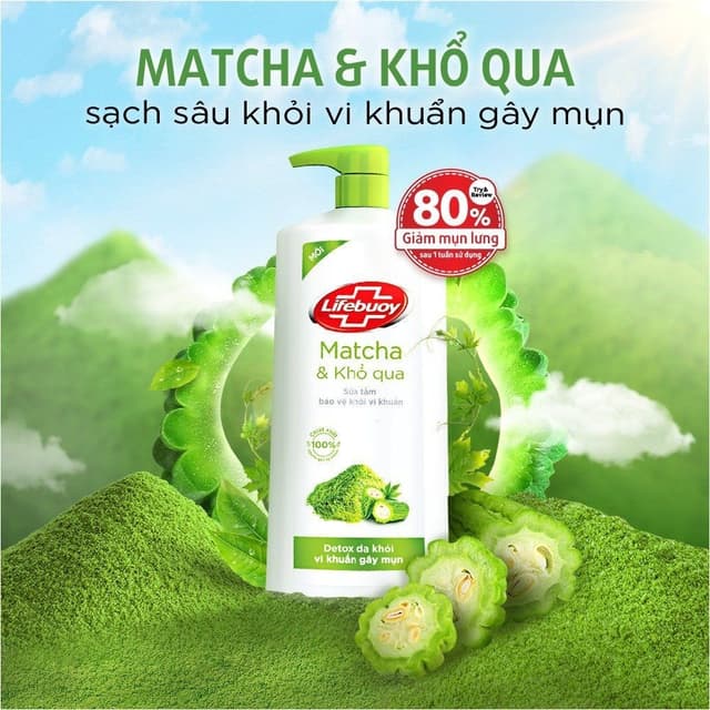 Sữa tắm LifeBouy 800g Khổ Qua ( Thùng 145,000)