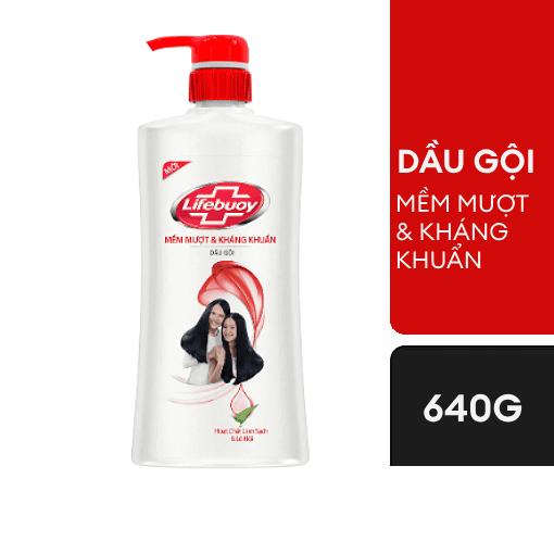 Dầu gội Lifebouy 640g đỏ Trơn ( Thùng Giá 84,000) 