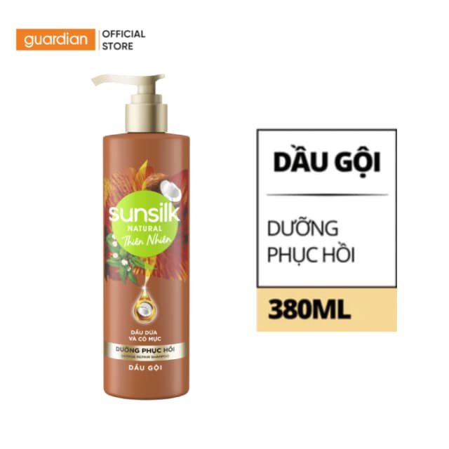 Dầu Gội SunSilk 350g Dừa Nâu 