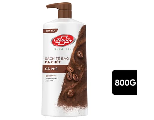 Sữa tắm Lifebouy 800g Cà Phê 