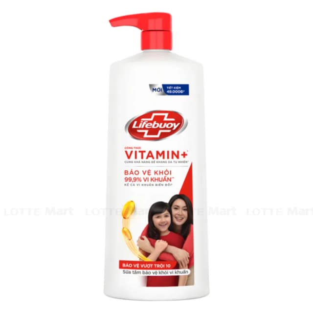 Sữa tắm lifebouy 800g Đỏ
