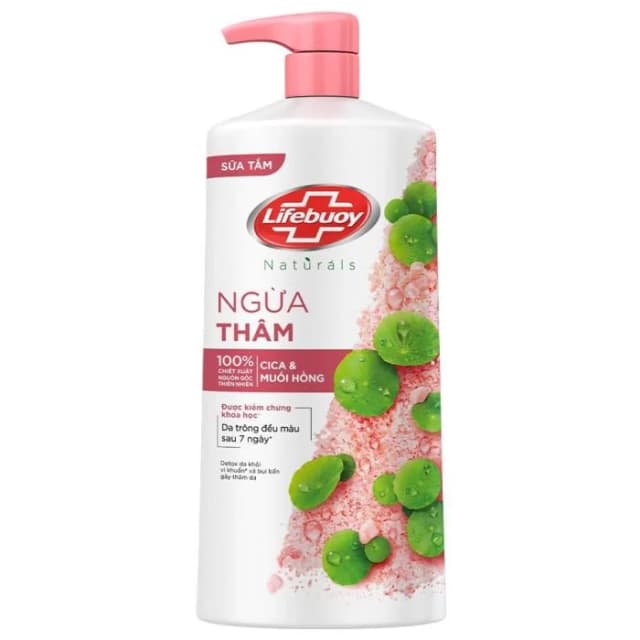 Sữa tắm Lifebouy 800g Muối Hồng 