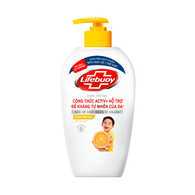 Nước Rửa Tay Lifebouy 180g Vàng 