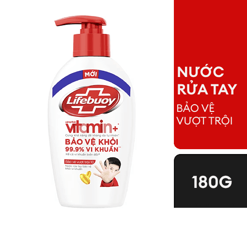 Nước Rửa tay Lifebouy 180g Đỏ giá mới