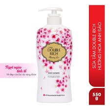 Sữa Tắm Double Rich 550g Hồng