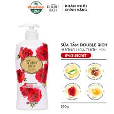 Sữa Tắm Double Rich 550g Đỏ