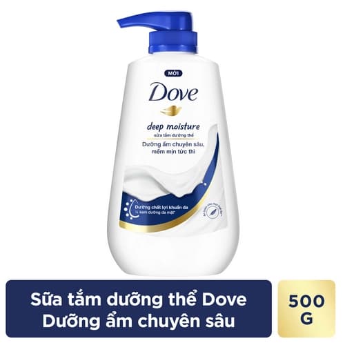 Sữa Tắm Dove 500ml Hàng Công Ty Xanh Đậm 