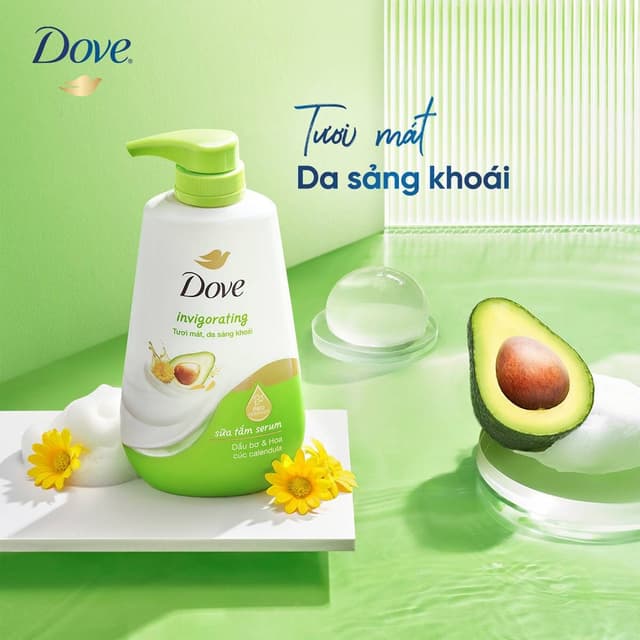 Sữa tắm Dove 500g Bơ Xanh 