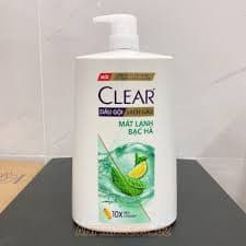 Dầu gội Clear 1,4kg bạc hà