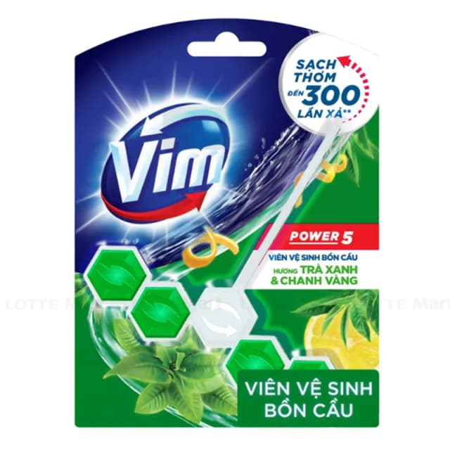 Viên tẩy bồn cầu Vim trà xanh