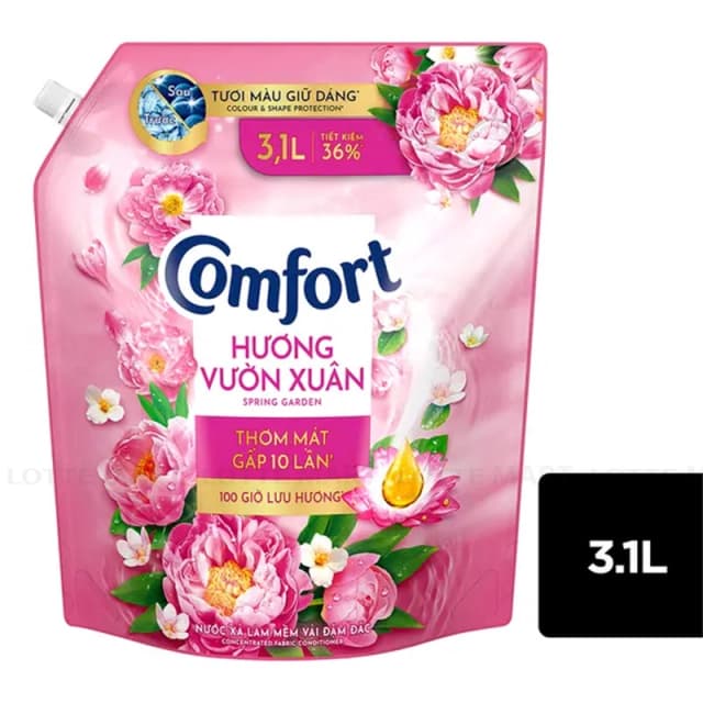 Nước Xả Comfort túi 3,1L Hồng Vườn Xuân