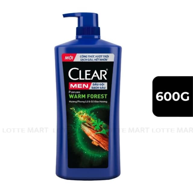 Dầu Gội Clear 600g Gỗ 