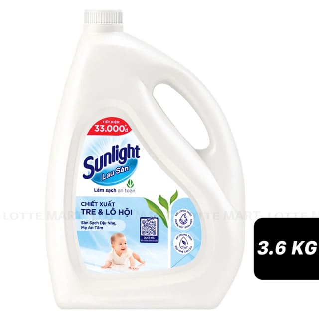 Nước rửa chén Sunlight 3,6kg Trắng