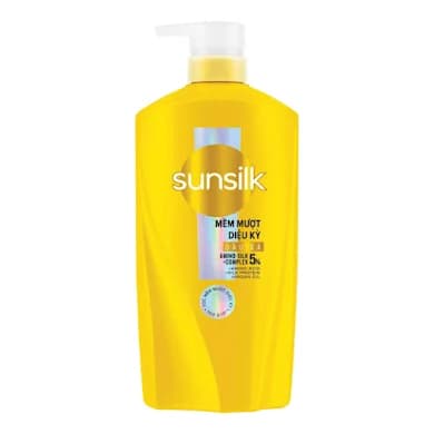 Dầu gội Sunsilk 600g vàng Trơn ( Thùng 8 chai 118,000) 