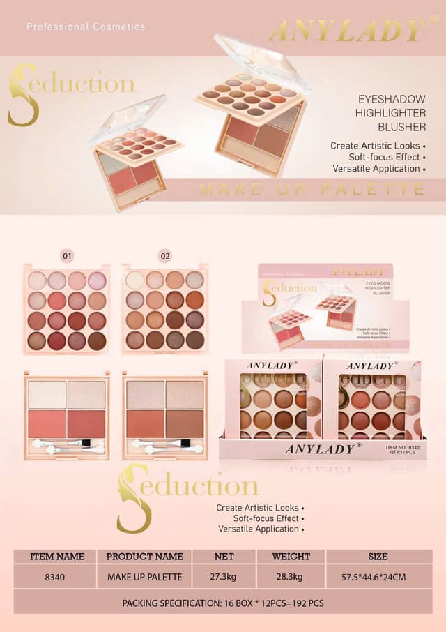 Hộp phấn Mắt 16 Ô 