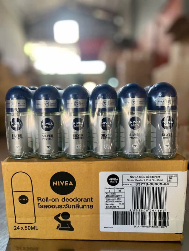 Lăn khử mùi Nivea Men 50ml Phân tử bạc Cty