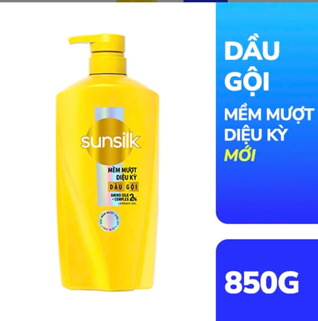 Dầu Gội Sunsilk 850g vàng ( Thùng: 148.000) 
