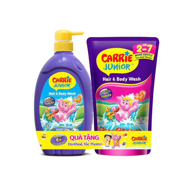 Tắm Gội Carrie em bé 700ml kèm 