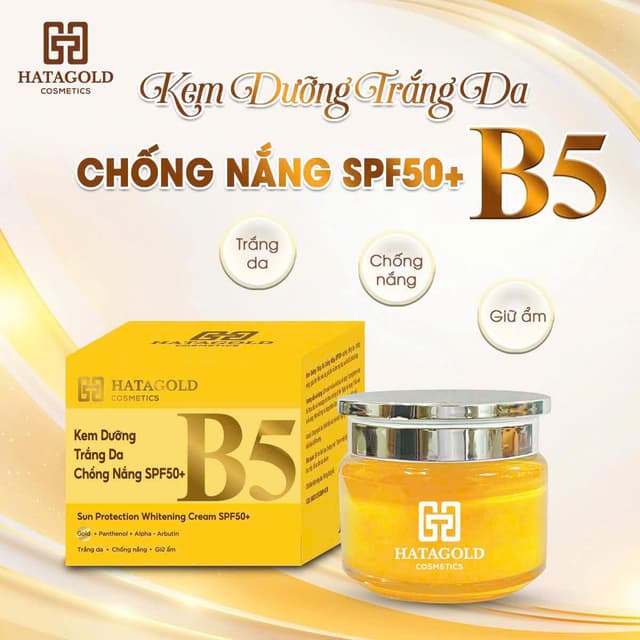 Kem Trắng Da B5 Hũ Vàng
