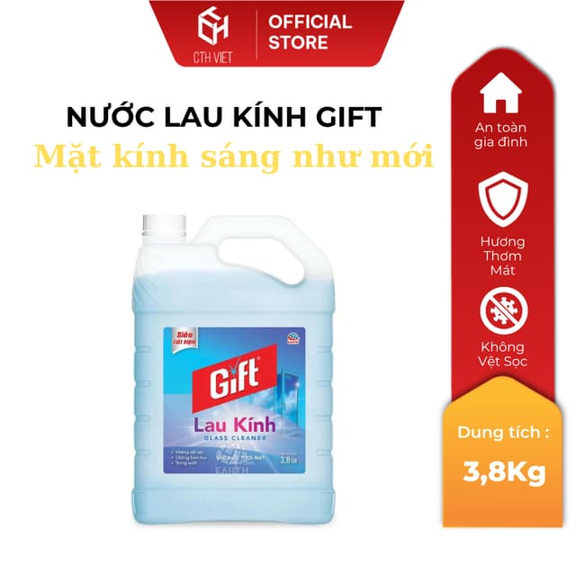 Lau Kính Gift Can 3,8kg
